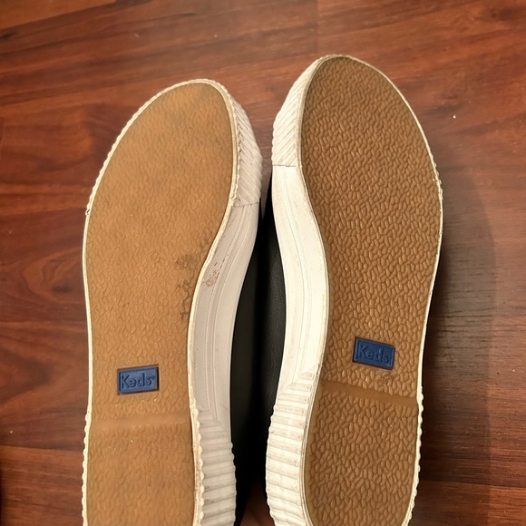 Black and Gold Platform Keds - Picture 3 of 3